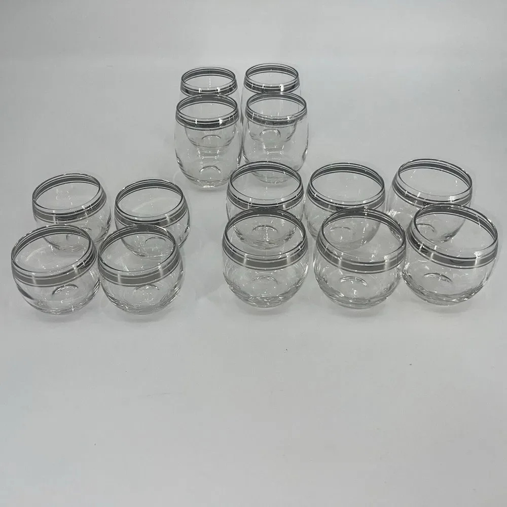 Dorthy Thorpe Style Roly Poly Glasses 14 Piece Set 3 Sizes In The Set‎
